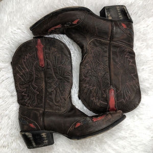 DANPOST WOMENS Cowboy Boots 7 Youth 5.5
